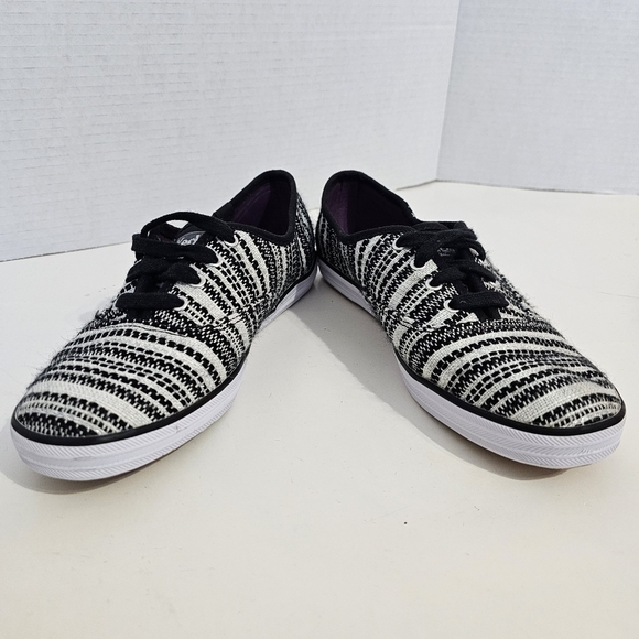 Keds Women's Champion Metallic Woven Stripe Fashion Sneaker - Picture 5 of 9